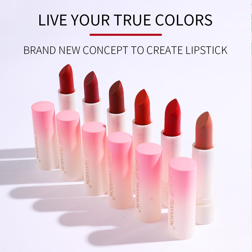 Matte Velvet Retro Red Peach Lipstick