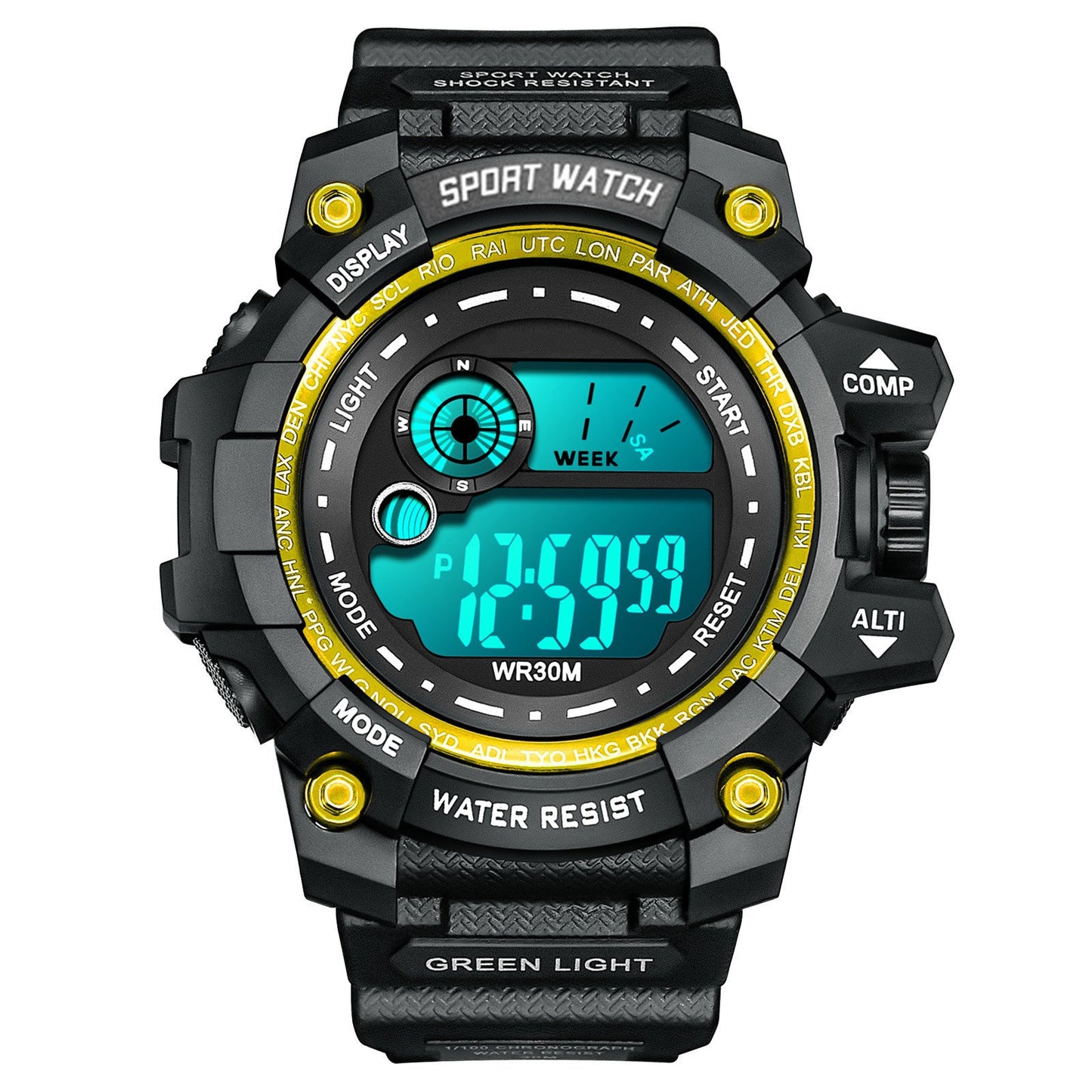 Student watch sports boy electronic watch waterproof luminous watch - Korvel