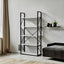 5-Tier Bookshelf, Freestanding White Book Shelf Modern Minimalist Open Display Storage Book Shelves Standing Shelving Unit White - Korvel