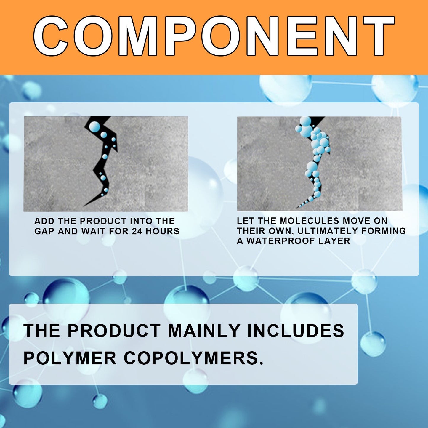 Waterproof Glue, Kitchen Door And Window Tile Water Pipe External Wall Waterproof, Leakproof And Free Smashing Brick Glue Coating - Korvel