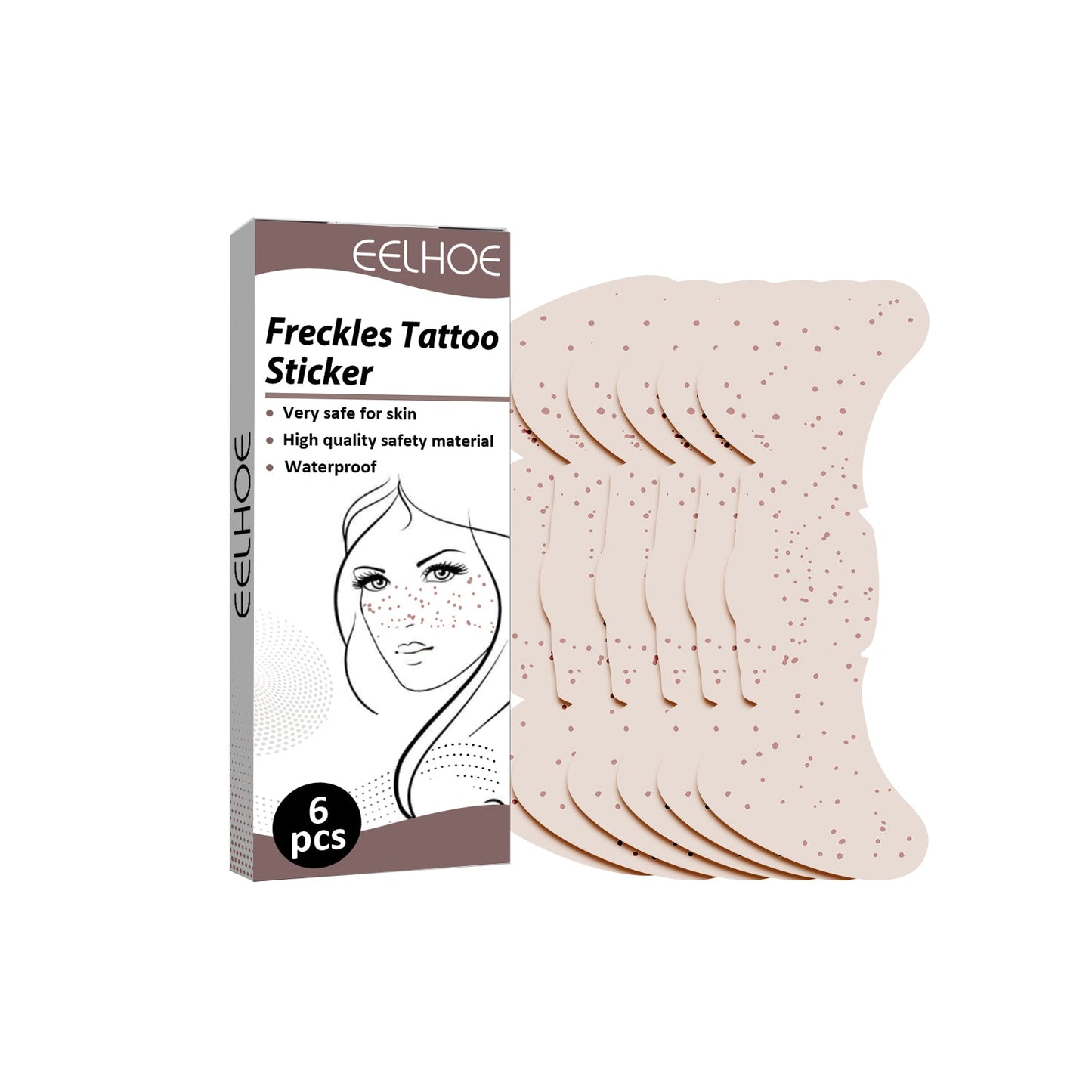 Freckles Tattoo Sticker - Waterproof & Long-Lasting Makeup