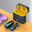 J68 One to One Wireless Collar Microphone Live Video Clear Reception Wireless Mini Microphone - Korvel