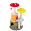 43-Inch Multicolor Cat Tree with 2 Condos and Padded Platforms