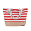 Stylish Striped Beach Bag for Women - Large Capacity