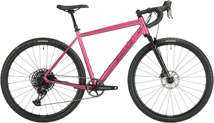Vélo de montagne Salsa Stormchaser Apex Eagle avec suspension avant - Aluminium 700c Berry 52,5 cm