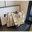 Grand Sac Fourre-Tout en Toile pour Femmes