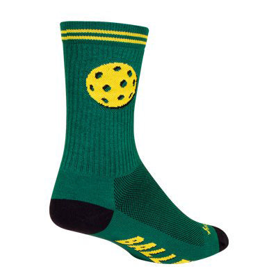 Sockguy Crew Baller 6" Socks in Green for Sizes 5-9