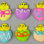 Edible Royal Icing Chicks in Shell Charms - Assorted Colors
