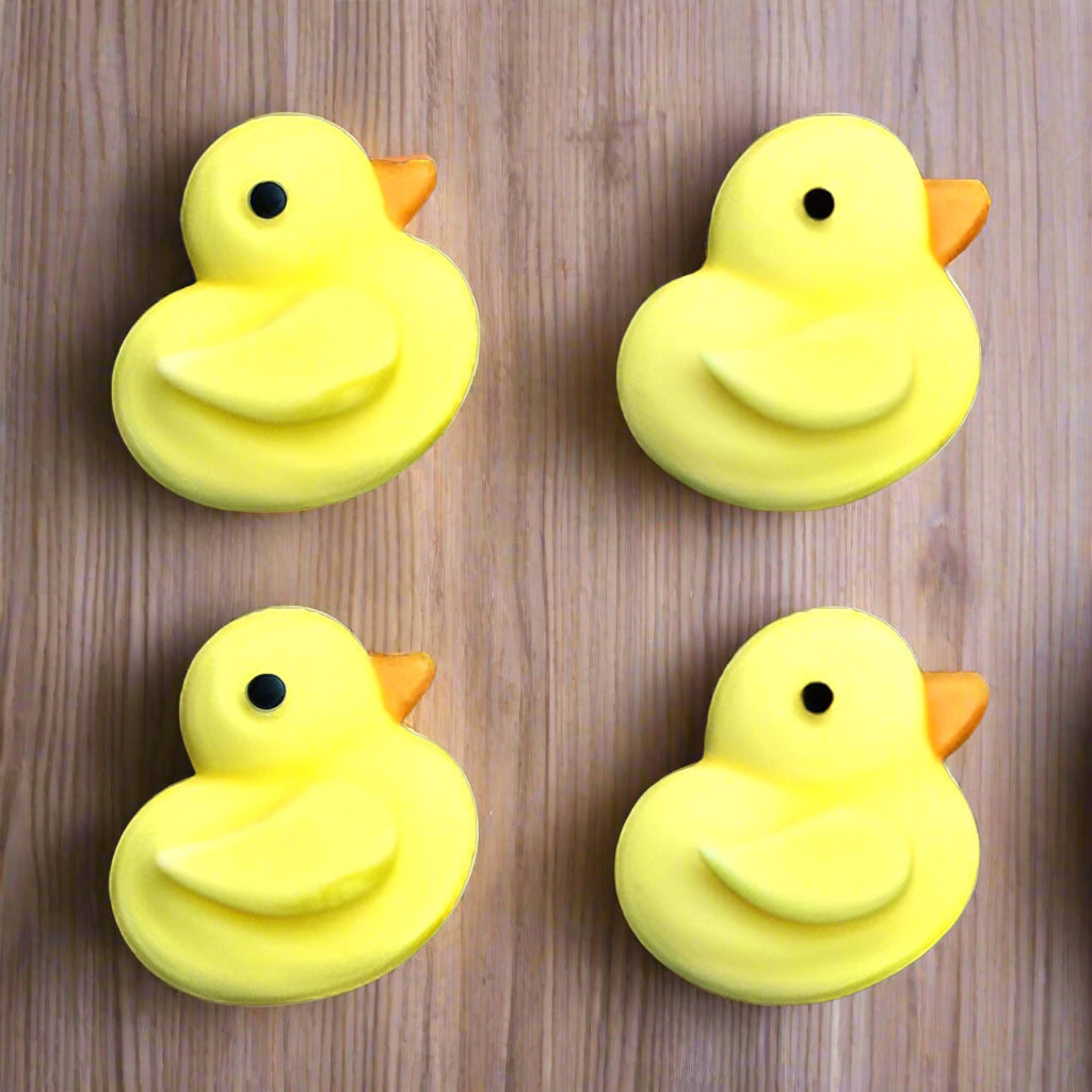 Edible Tiny Baby Ducks - Yellow Royal Icing Decorations