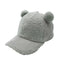 Fashionable Baby Baseball Cap - Velvet Hat for Kids 2-5Y