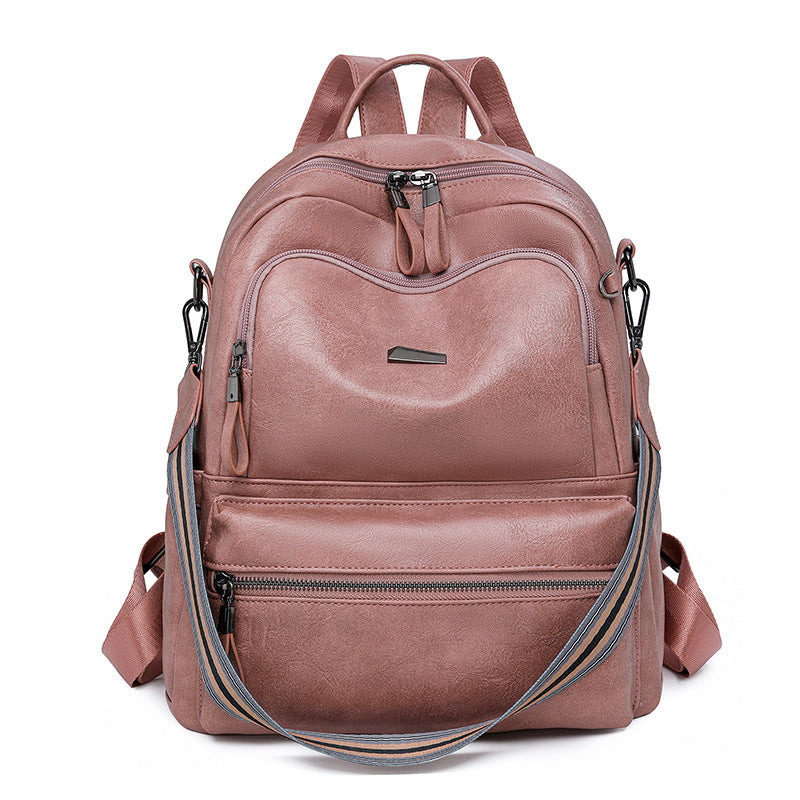 Lightweight Girls' Travel Backpack - Retro Design & Large Capacity