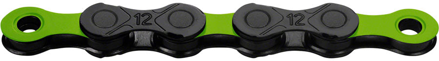 Cadena KMC DLC 12 - 12 Velocidades 126 Enlaces Negro/Verde