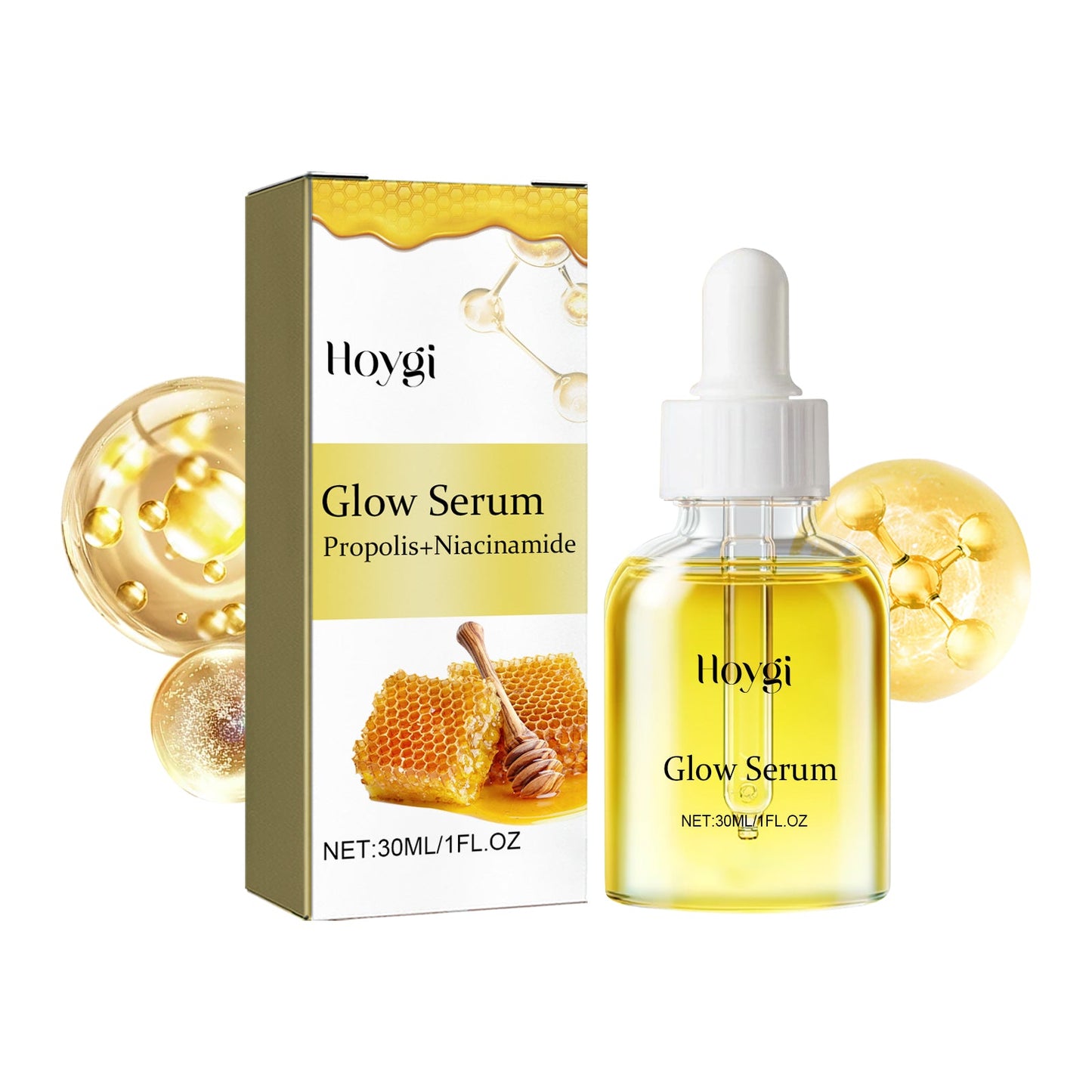 Glow Serum, Moisturizing And Whitening Skin To Reduce Facial Spots And Fine Lines - Korvel
