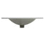 Basin de lavabo en céramique blanche premium de 24 pouces