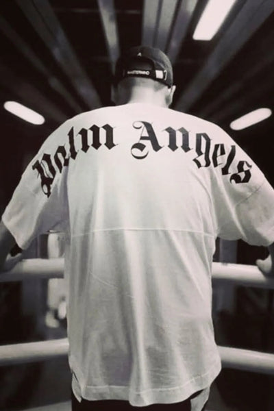 Men's Letter Round Neck Half Sleeve T-Shirt