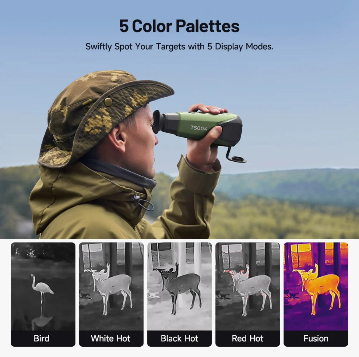 Olight TS004 Thermal Imager - Handheld Infrared Night Vision Scope