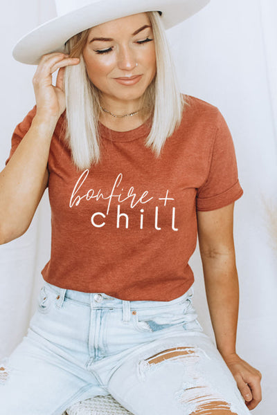 T-shirt unisexe Bonfire + Chill 4412