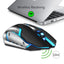 Wireless gaming mouse rechargeable 2.4G mouse with built-in 600mAh RGB illuminated business office mute mouse - Korvel