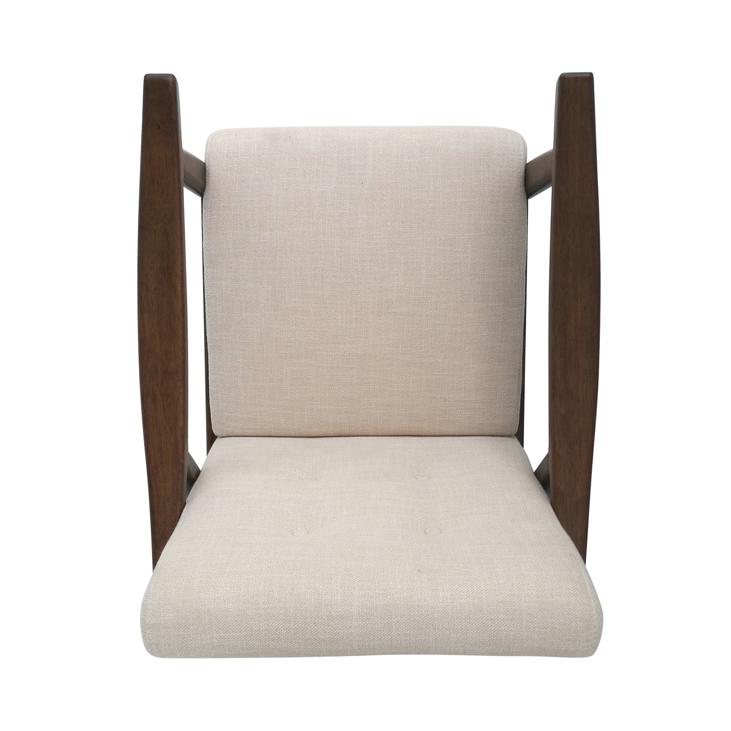 Elegant One-Seater Sofa in Beige