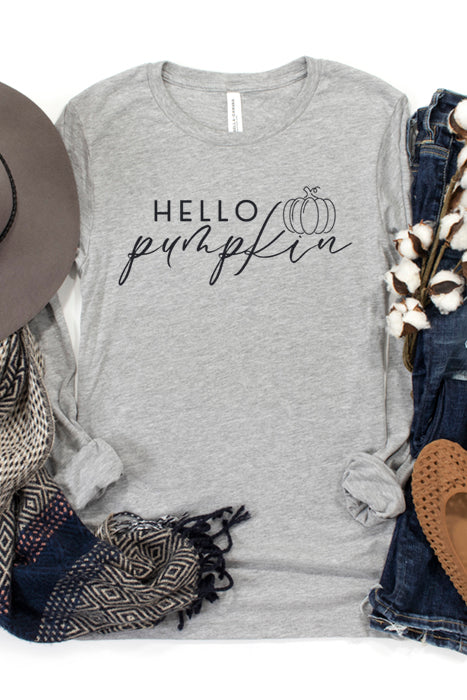 Hello Pumpkin Long Sleeve T-Shirt