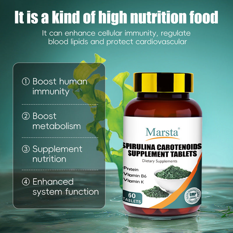 Spirulina Radish Supplement Tablets - Korvel