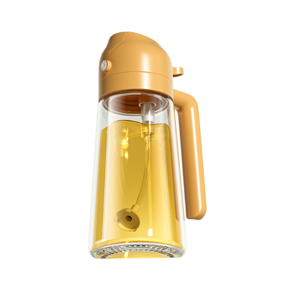Oil spray bottle glass household kitchen leak proof oil bottle atomized mist filled edible oil container - Korvel