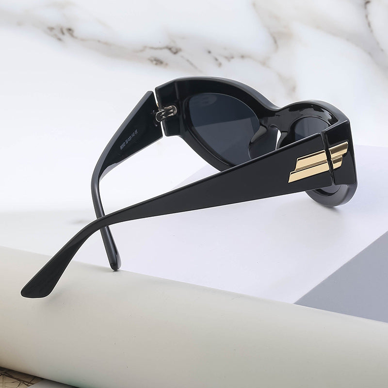 Personality Punk Style Small Box Sunglasses for Men Popular Sports Cycling Sunglasses for Women - Korvel