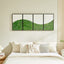WaveMoss Metal Wall Art 4-Piece Set