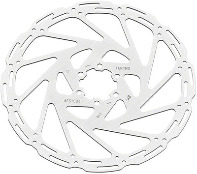 Tektro TR203-53 Disc Rotor - 203mm 6-Bolt for 4-Piston Calipers