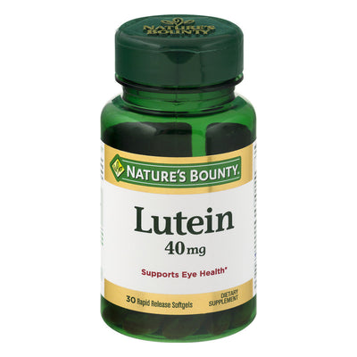 Luteína en Softgels de Nature's Bounty, 40 Mg - Apoyo para la Salud Ocular