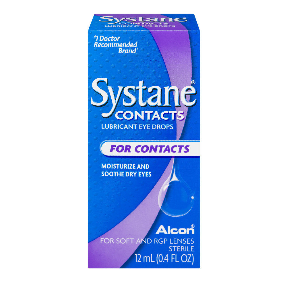 Gouttes oculaires lubrifiantes Systane® pour lentilles de contact – 0,4 Fl Oz