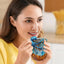 Taza de Pulpo Azul Profundo Hecha a Mano para Bebidas Calientes y Frías