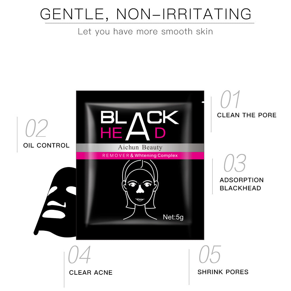 Tear And Pull Nose Stick Activated Charcoal 5ml Bag To Tear And Pull Blackheads Nose Patch - Korvel