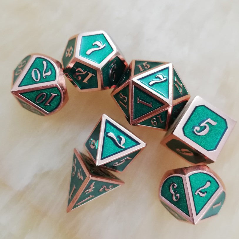 Juego de Dados RPG Premium de 7 Piezas para Dungeons & Dragons