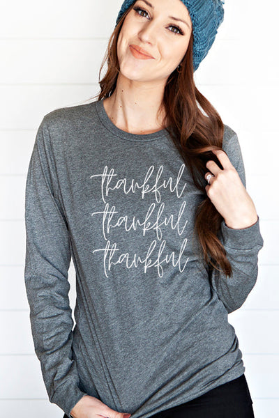 Thankful Long Sleeve T-Shirt - Korvel
