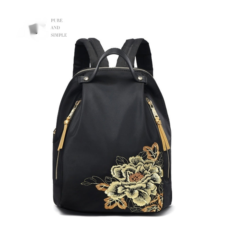 Mochila Bordada de Estilo Chino Pmsix Tianxu