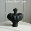 High-End Plastic Imitation Ceramic Vase for Elegant Home Decor