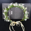 Spring flower wreath fresh simulation flower headdress green plants flowers wedding flower wreath - Korvel