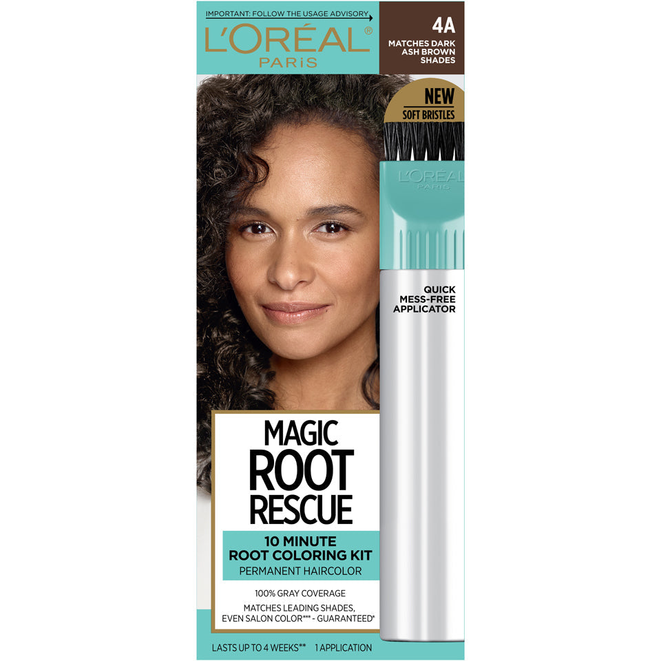 L'Oreal Paris Magic Root Rescue 10 Minutes Coloration des Racines, Brun Cendré Foncé