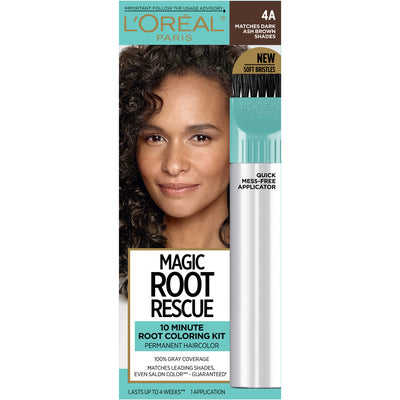 L'Oreal Paris Magic Root Rescue 10 Minute Hair Coloring, Dark Ash Brown