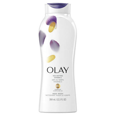 Olay Age Defying Body Wash with Vitamin E, 12.3 Fl Oz