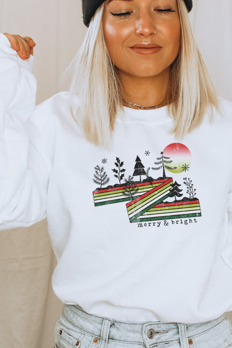Christmas Trees Sweatshirt 4436 - Korvel