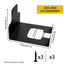 Rustproof Wall - mounted Hanger Rack: Heavy - duty, perfect for storing garden trimmers and other tools. - Korvel