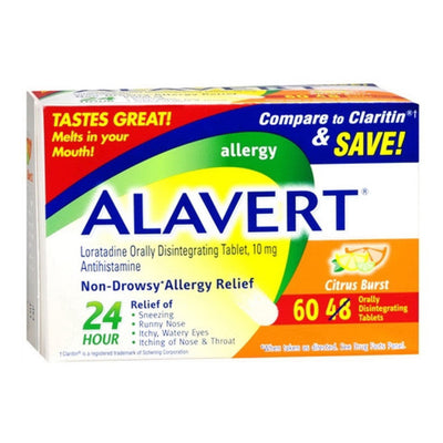 Alavert Allergy Relief Tablets - Citrus Burst Flavor, 10 mg