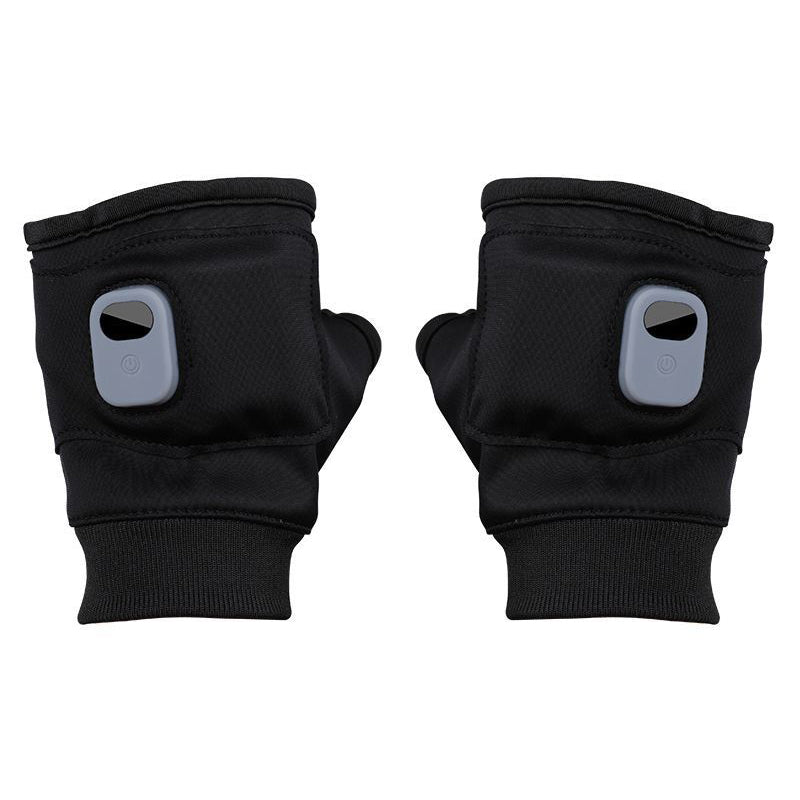 1 Pair of Rechargeable Winter Heated Gloves. USB-powered, great for outdoor activities like cycling, skiing, and motorcycling. - Korvel