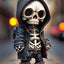 Figurines de squelette d'Halloween - Décor unique en résine