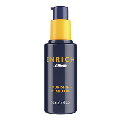 Enrich Gillette Beard Oil for Men - 1.7 Fl Oz