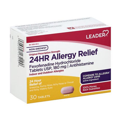 Premium 24-Hour Allergy Relief Tablets - 180mg