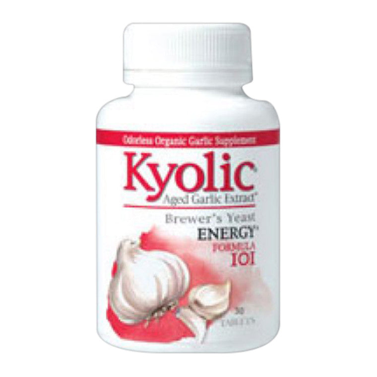 Formule Énergie 101 de Kyolic Aged Garlic Extract & Brewers Yeast en Comprimés