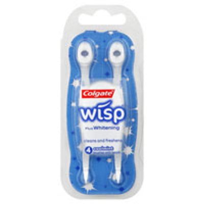 Cepillos de dientes manuales Colgate Wisp Optic White - Coolmint